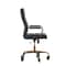 Flash Furniture Black LeatherSoft Roller Wheel Executive Chair GO-2286H-BK-GLD-RLB-GG - alternate 5